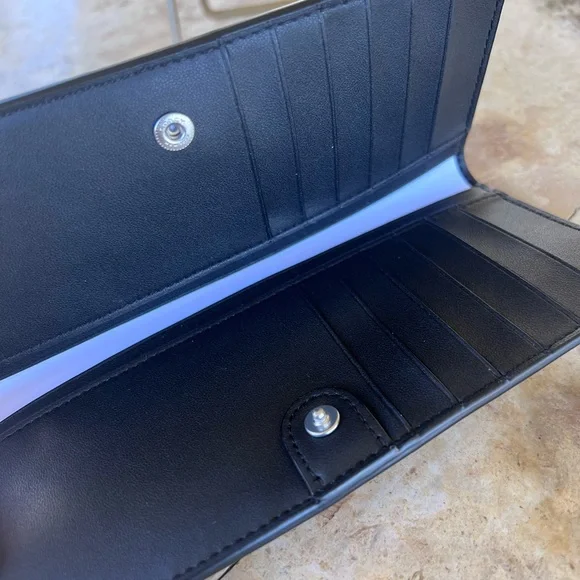 Coach buffalo Plaid Check Reversible Tote Handbag&wallet Red Black - Picture 9 of 13